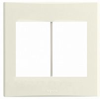 Рамка универсальная Legrand Anam Zunis 2-ая для 4-кл., 5-кл., 6-кл. механизмов Zunis белый картинка